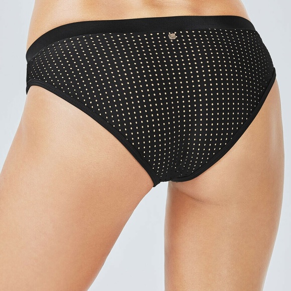 New Fabletics Valentina Bikini Bottom Black Size L - Picture 2 of 5